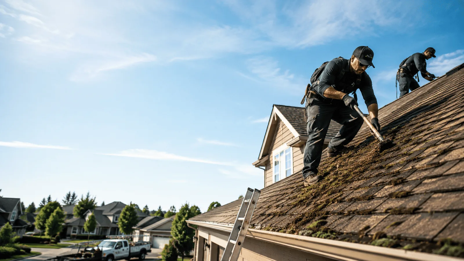 Roof Moss Removal in West Mansfield, OH near me